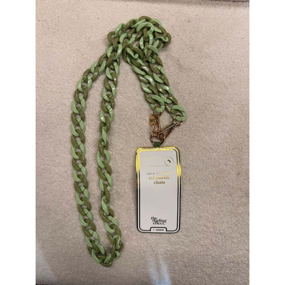 Hold the Phone Resin Chain Crossbody
